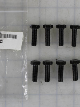 10 PK / BOLT- 5/16-18 X 1" HEX HD. CAP / BLACK KIT SHIPOUT