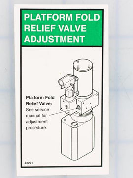DECAL DUAL RELIEF ADJUSTMENT