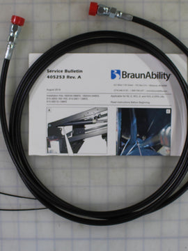 HOSE ASSY 1/8 HIGH PRESSURE 5000 PSI LIFTING CYL 90 INCH KIT