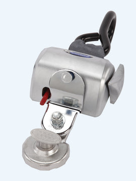 Single, semi-automatic QRT Standard retractor (single knob) mounted with Slide 'N Click fitting.