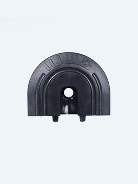 Rounded End Cap for Flange Profile L-Track.