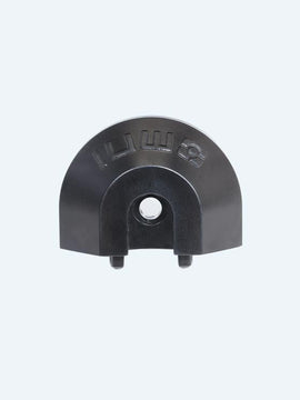 Rounded End Cap for Surface Profile L-Track.