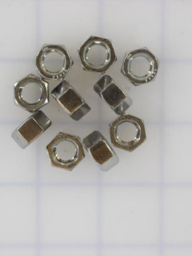 Braun 10 PK / NUT-3/8-16 HEX/AUTO-BK STAINLESS STEEL KIT