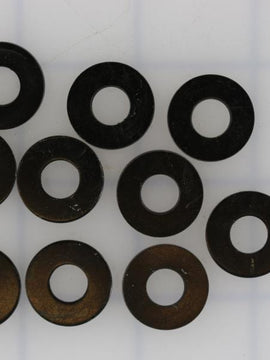 Braun 10 PK / WASHER 1/4" FLAT AUTO BLACK KIT