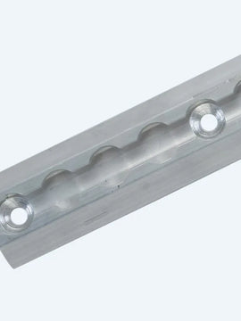 Surface Angled Series OMNI L Track with 5/16" holes, 100" long