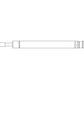 ASSEMBLY GAS SPRING 12.2 EXT 8.3 COM P1=100