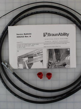 BRAUN HOSE ASSY 1/8 HIGH PRESSURE 5000 PSI LIFTING CYL KIT