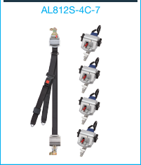 Sure-Lok Titan System Kit complete with J-Hooks and Dual Retractable Occupant Restraint System w/ 45 Deg Mounting(Series L)