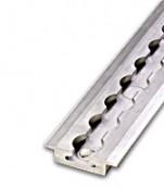 HD Series L Track, Flanged, with Two 3/8" Mounting Holes, 9" Long