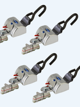 Q-Straint 4 QRT Max Retractors with L-Track fittings (Series L)