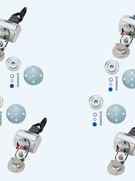 Q-Straint 4 QRT Max Retractors with Slide 'N Click fittings (Series SC)