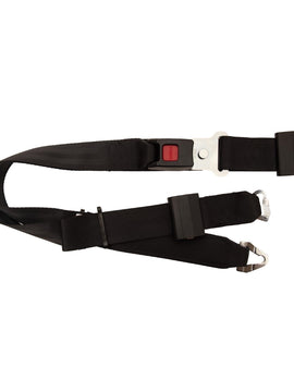 Sure-Lok Titan Integrated Lap Belt Assembly with Triangular Fittings (96" Long)