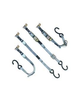 Sure-Lok Tie Down Ratchet Kit with S-Hooks 2 Ratchet Buckle and 2 Cam Buckle  (Series L)